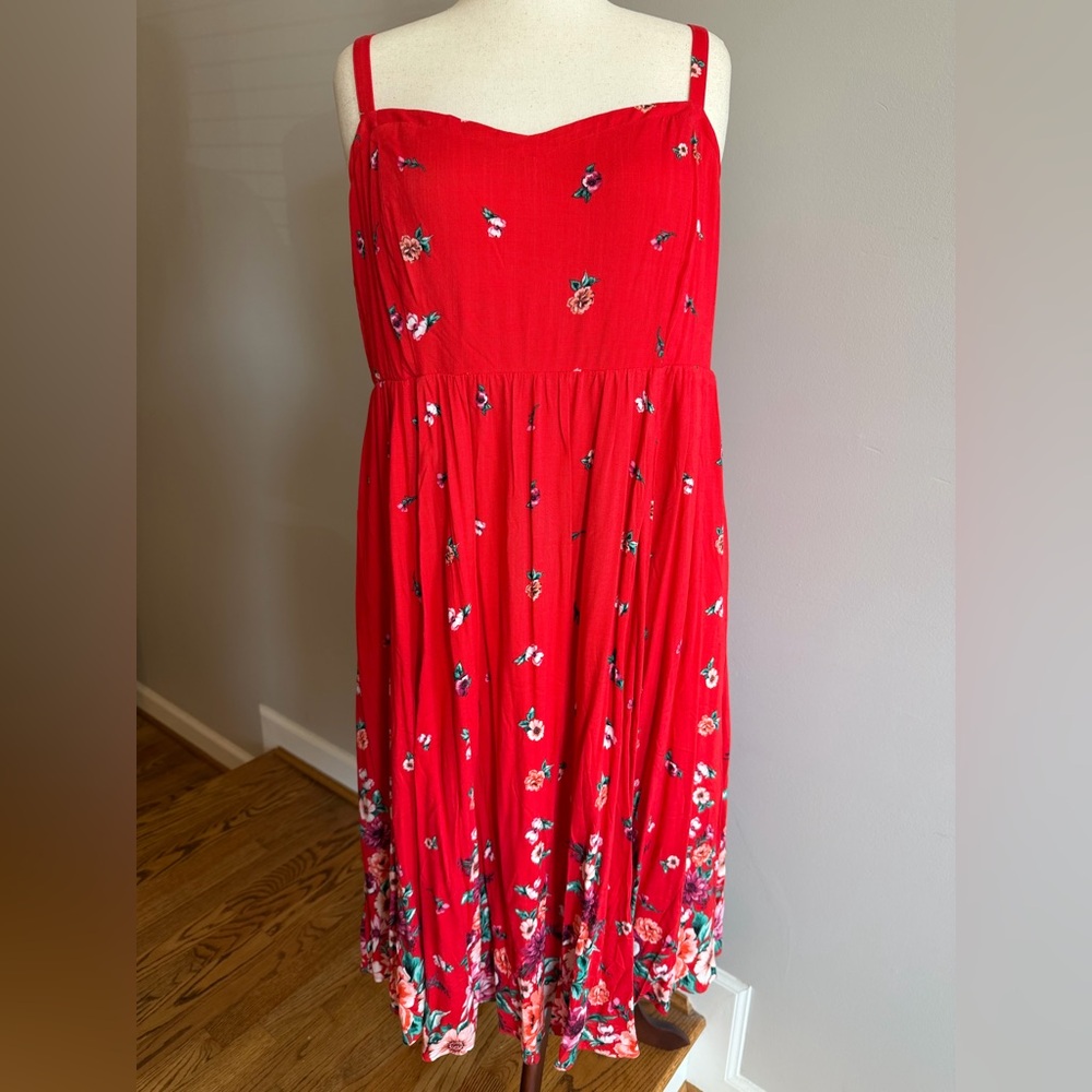 NWT Torrid Midi Lenny Sweetheart Dress - Torrid Size 3 (22-24, 3X)